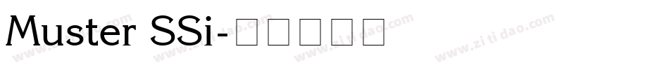 Muster SSi字体转换